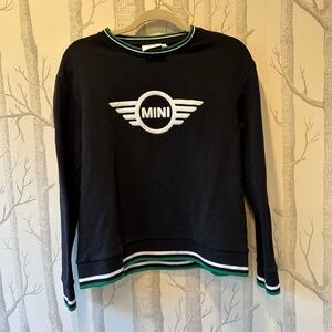 Mini Cooper Navy White and Green Sweatshirt - Size Medium